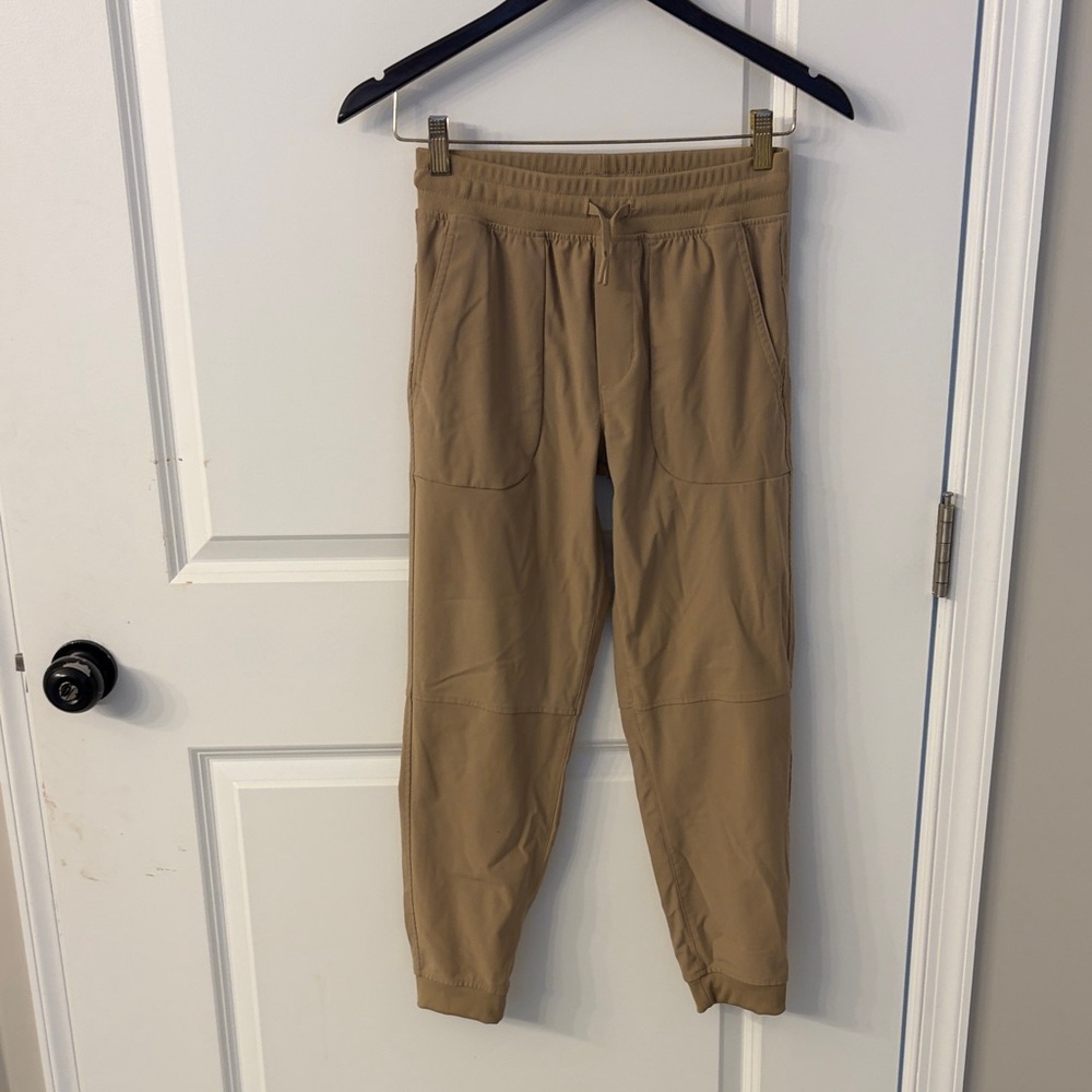 wonder nation kid’s Tan Jogger Sweatpants